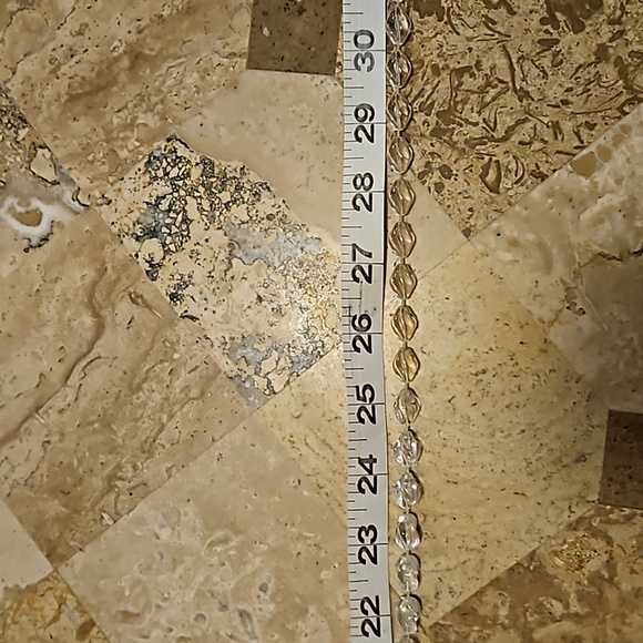 Sarah Cov Necklace Coventry Holday Beads ICE 1975 Twisted Oval Plastic Beads - Picture 9 of 10